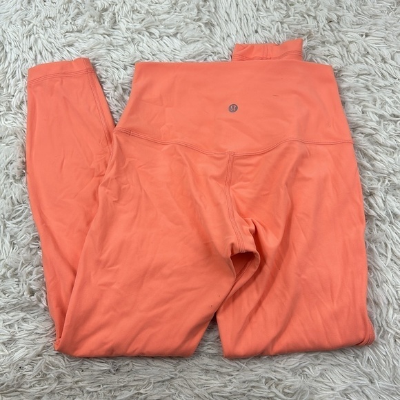 Lululemon Align High-Rise Pant 25" Sunny Coral - Picture 3 of 5